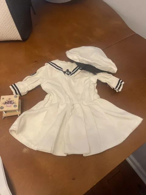 Pleasant Company American Girl Doll Samantha Middy Sailor Dress  1989 Retired