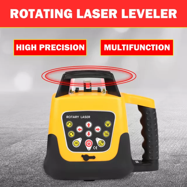 Strahl Automatische Rotationslaser Baulaser Rotary Laser mit Zubehör DE