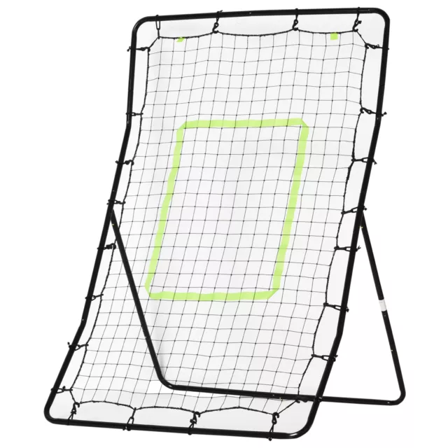 HOMCOM Rebounder Net Target Ball Kickback Baseball Training Equipment Play