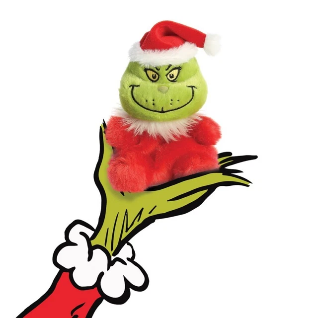 SANTA GRINCH PALM Pals Soft Toy plush Aurora Dr Seuss £12.99 - PicClick UK
