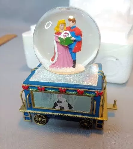 Disney Wonderland Express Once Upon A Christmas Dream Snow Globe Sleeping Beauty