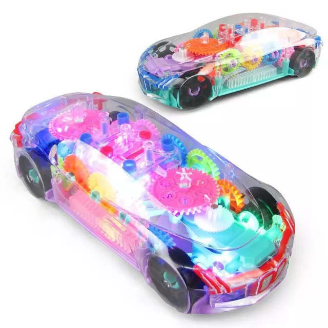 Macchina LED giocattolo macchinina gioco luci bambini auto luminosa elettrica