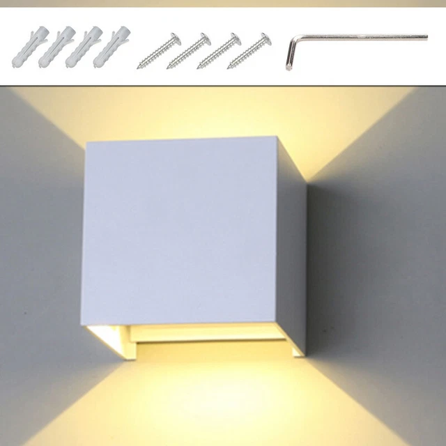 LED Wandleuchte Flur Wohnzimmer Wandlampe Treppen Deko Wasserdicht IP65 Außen