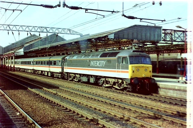 35MM RAILWAY COLOUR Negative Class 47 806 at Crewe £1.95 - PicClick UK