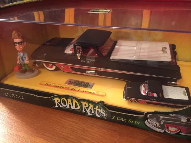 JADA TOYS 1:24 & 1:64 Road Rats 1959 El Camino's 2 Car Set