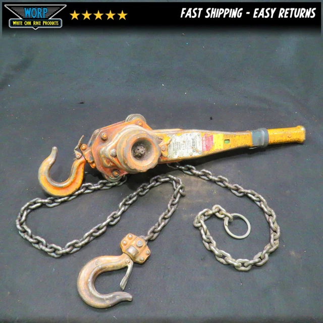 Beebe Roustabout 1.5 Ton 1-1/2 Ton Lever Chain Hoist
