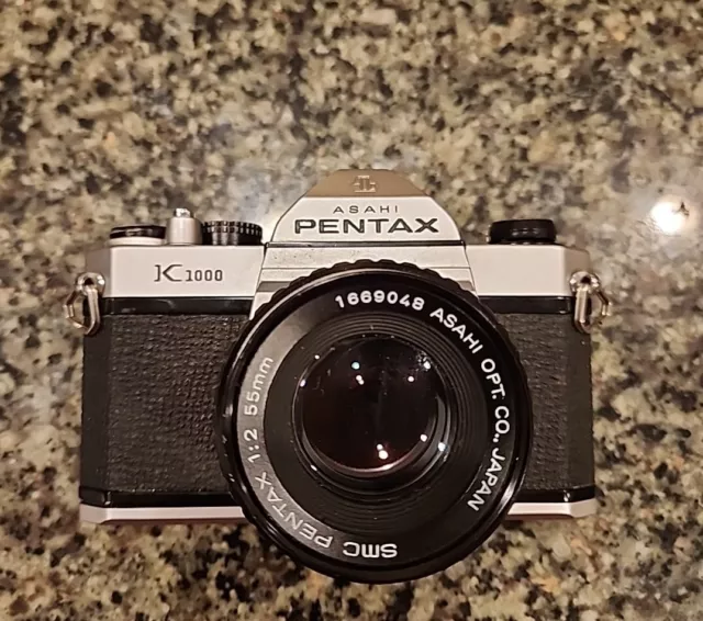 Pentax K1000 SE 35mm Camera W SMC Lens 1:2 50mm Untested