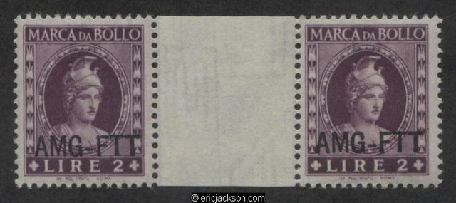 AMG Trieste Fiscal Revenue Stamp, FTT F52a mint, VF