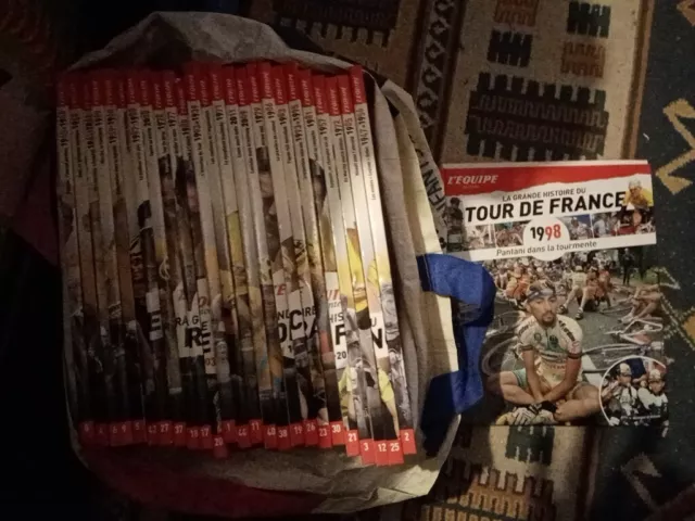 au choix dans Lot 26  Livres L'équipe  GRANDE HISTOIRE TOUR DE FRANCE cyclisme