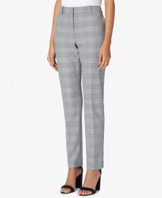 $149.99 Tahari ASL Size 0P Womens Plaid Pants A490