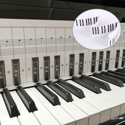Grafico di formazione Pianoforte Pianoforte ramificazione DEL GRAFICO ADESIVO pratica di pianoforte 