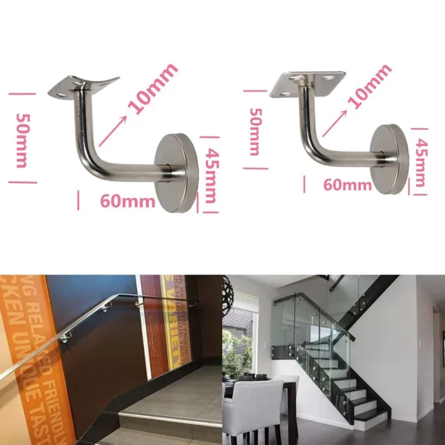 Strong and Practical Handrail Bracket for Wall Support Rail Balustrade
