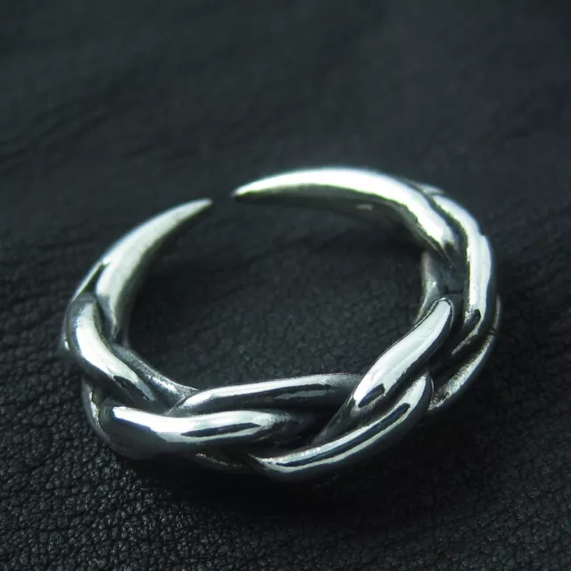 925 Silver Viking Finger Ring. Scandinavian. Nordic. Historical Reenactment.