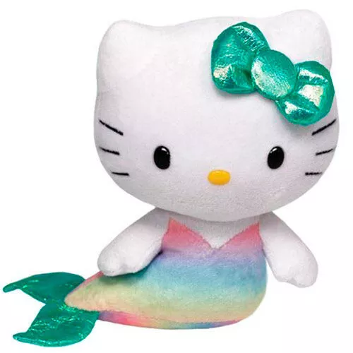 ♥ Hello Kitty Baby Plüsch Meerjungfrau Nixe ty 15 cm Baby Beanies Kollektion ♥