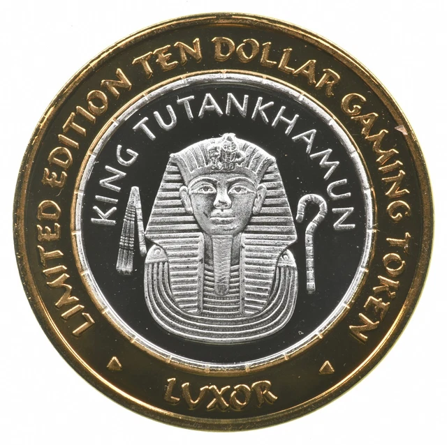 Luxor $10 Gaming Casino Token .999 SILVER Strike *797