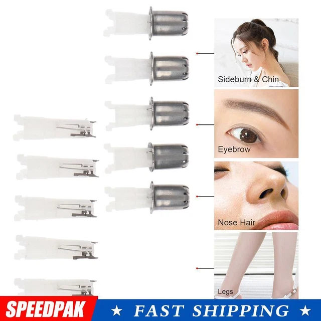 5 cuchillas intercambiables cortador de vello nasal eléctrico cejas nuevo K-DE