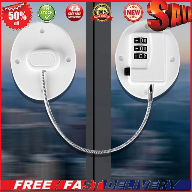 Children Safety Lock Easy To Use Closet Padlock for Fridge Cabinets Drawers
