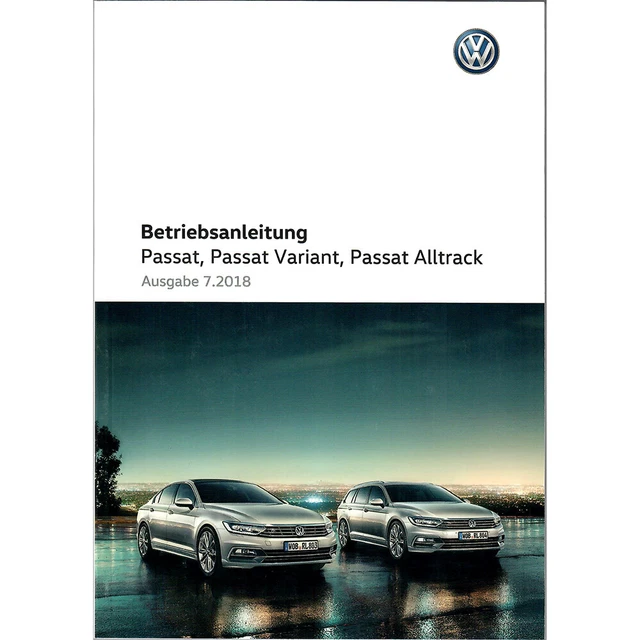 VW Passat 3G B8 bis 2019 Betriebsanleitung Bordbuch DEUTSCH Bedienungsanleitung