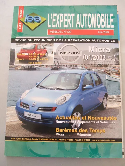 REVUE TECHNIQUE NISSAN MICRA de 2003 à 2007 ESSENCE ET DIESEL 1.5 DCi