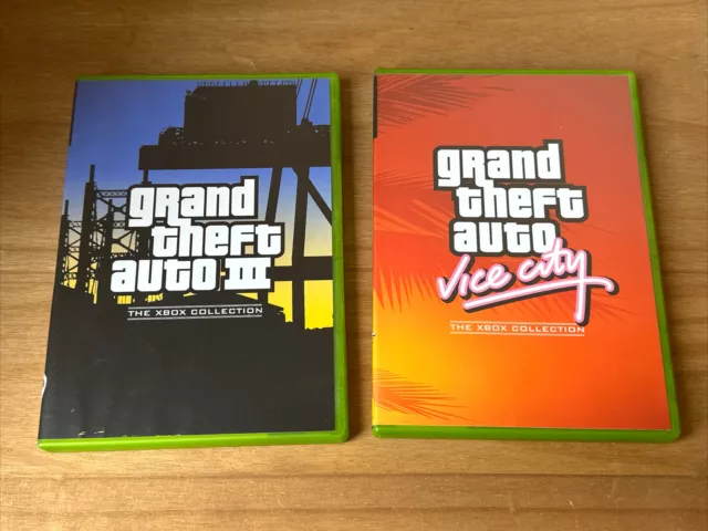 GRAND THEFT AUTO Double Pack (GTA 3 & GTA Vice City) Original Xbox £7. ...