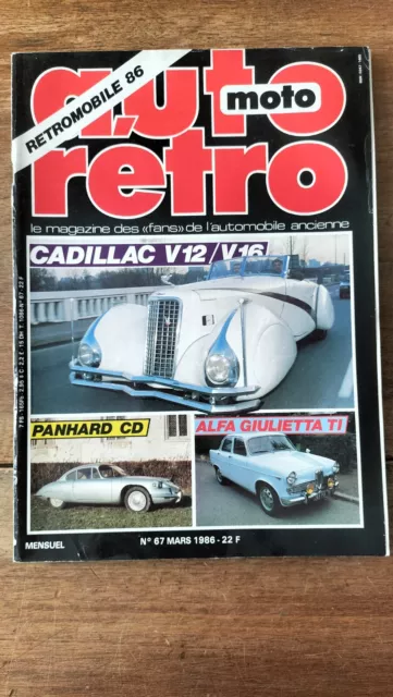 AUTO RETRO n°67 - Mars 1986