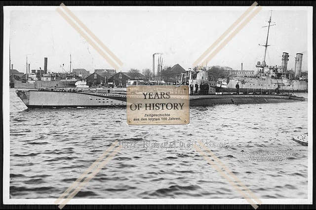 FOTO UNTERSEEBOOT UBOOT U 77 Januar 1916 VulkanWerft in Hamburg vom