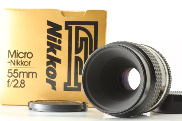 [Top MINT w/ Box] Nikon Ai-s Ais Micro Nikkor 55mm f2.8 MF Macro Lens From JAPAN