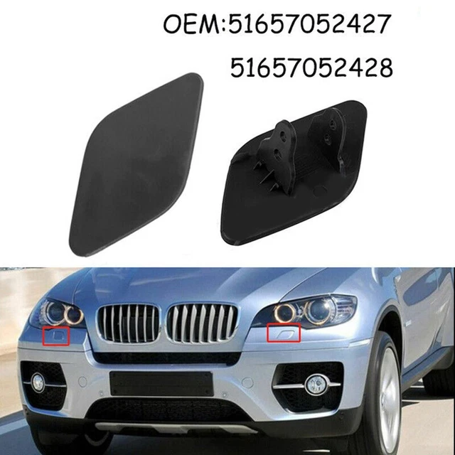 Buse De Lavage Phare Avant Gauche Pour BMW X6 E71 2010-2014 - Compatible OEM 61677223059, Installation Facile