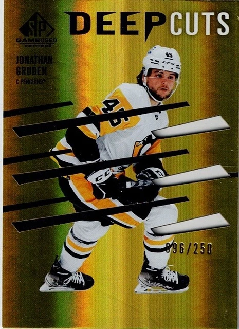 2324 UD SP Game Used Jonathan Gruden Deep Cuts 96/250 Dc67 Rc Sp
