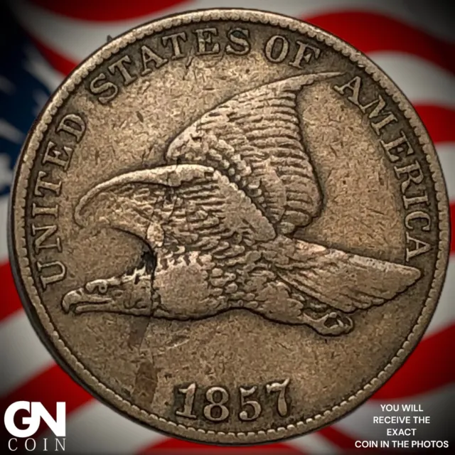 1857 Flying Eagle Cent  Q3653