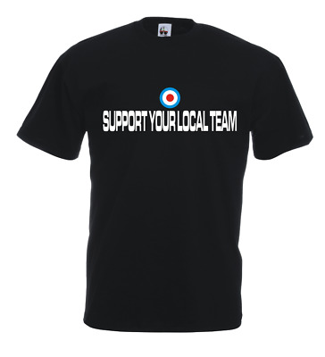 T-Shirt maglietta Ultras U22 Support your local team Mods Casual Tifosi curva