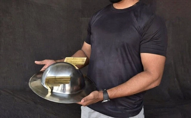 Handmade Stylish Hat Steel Helmet of Jay Garrick The Flash for LARP/Costume/Coll