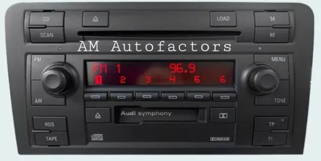 Audi A3 Symphony 6 CD Player Changer Radio Cassette Stereo Unit + Code Warranty