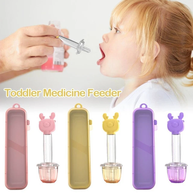 Bebé Gotador Resistente Alimentador Silicona Manguito Alimentación Niño Pequeño Medicina Alimentador