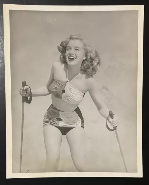 1945 Marilyn Monroe Original Photo 20th Fox Publicity Bikini Photoplay