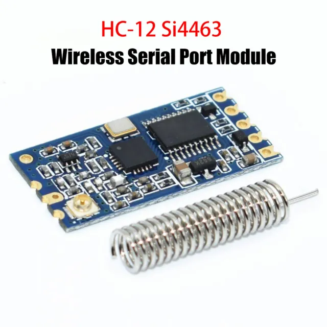 1x HC-12 SI4463 433Mhz Wireless Serial Port Module 1000m Replace Bluetooth New