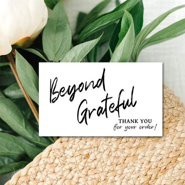remerciement Merci pour votre commande. Au - delà de l'étiquette de gratitude