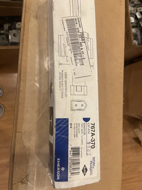 White-Rodgers 767A-370 Hot Surface Ignitor NEW