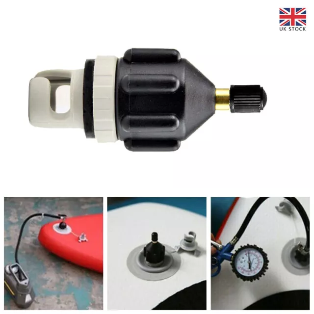 Sup Pump Adapter Inflatable Boat Air Valve Adaptor Paddle Board for Canoe Kayak