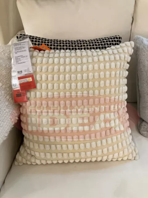 SVARTPOPPEL Cushion cover, off-white, 20x20 - IKEA
