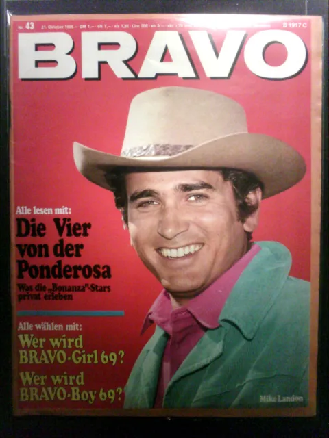 Bravo Nr.: 43 vom 21. Oktober  1968  in Schutzhülle