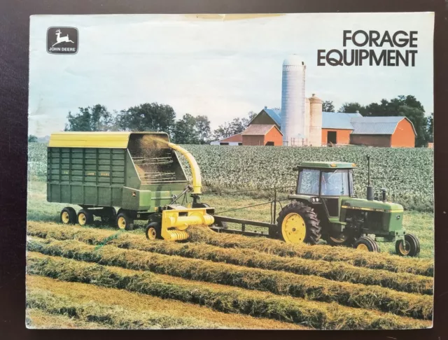 1980s John Deere Tractors Sale Brochure Dealer Advertising Catalog Foraging.