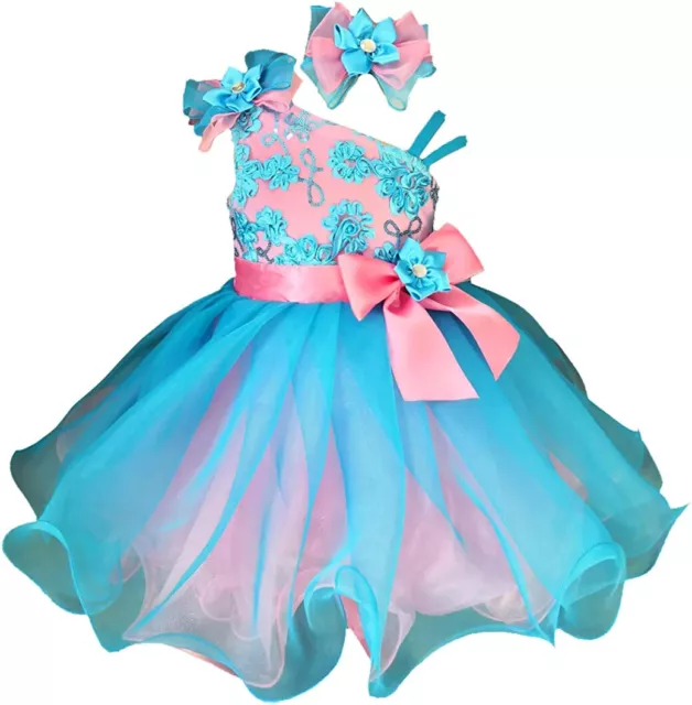 EB2008BP  Brand New  Baby Kids Toddler Girl'  Pageant Dress size 3-6Months