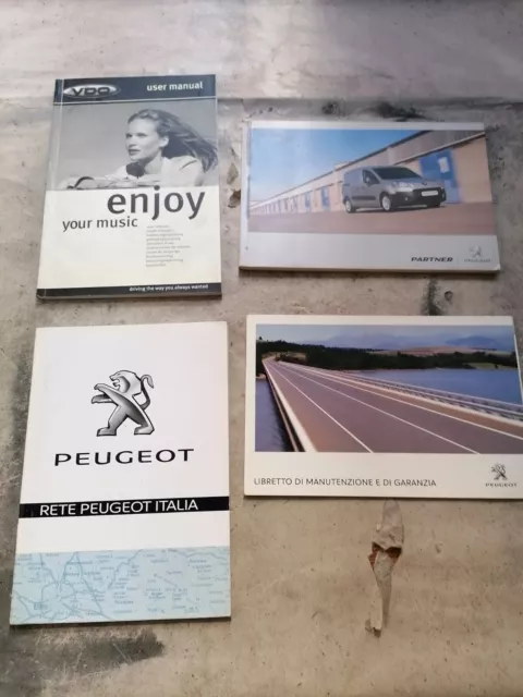 peugeot partner libretto libro manuale uso e manutenzione book owners catalogo