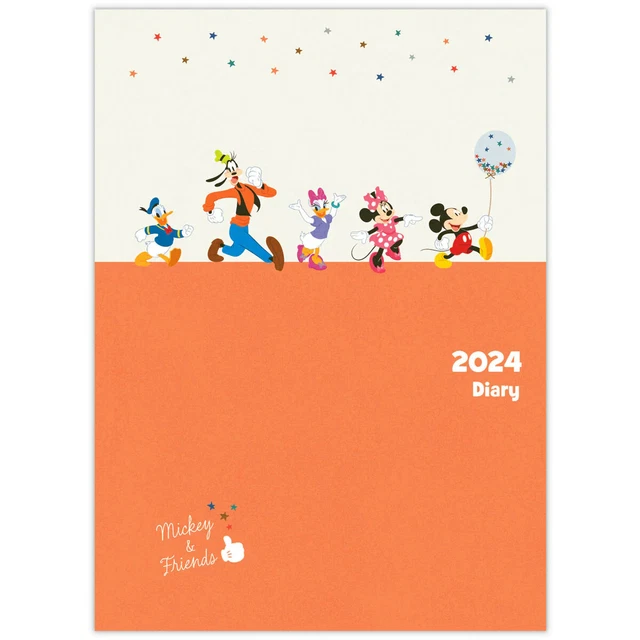 2024 SCHEDULE BOOK Agenda Planner Hallmark Disney Mickey A5 Family