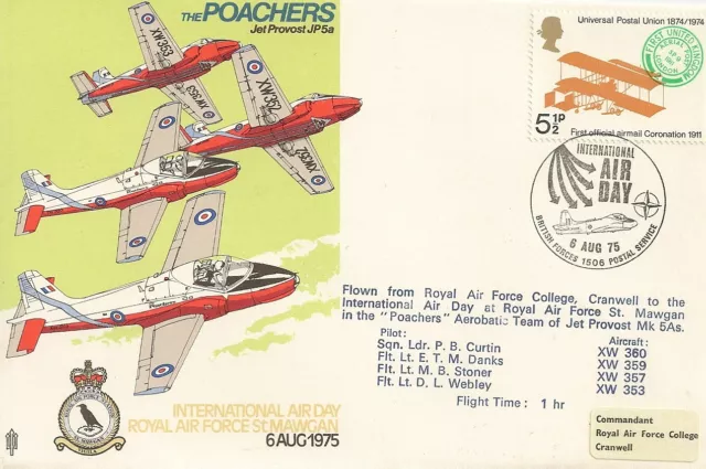 Lettre Aviation Royal Air Force St Mawgan The Poachers
