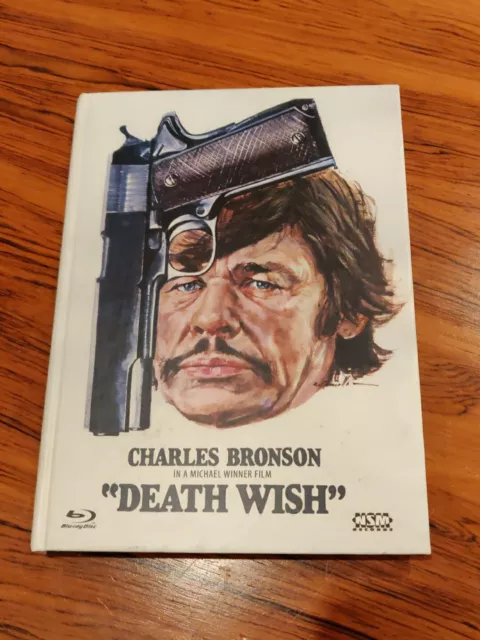 DEATH WISH Charles Bronson LTD MEDIABOOK BLURAY DVD COVER B #143/333 DVD6406B