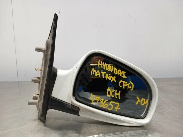 Retrovisore Destro Per Hyundai I20 MK2 (2015-2020) – 5 Pin, Pieghevole Manuale, Regolazione Elettrica, Con Indicatori Di Direzione, Primer Bianco