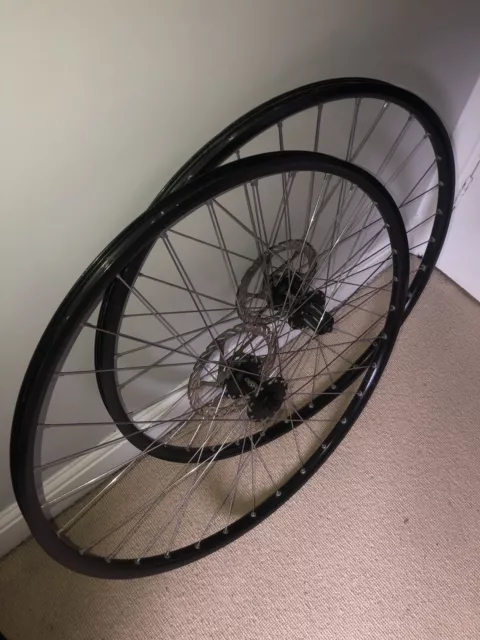 700C DISC BRAKE Clincher Gravel Road Wheelset Shimano Deore Hubs