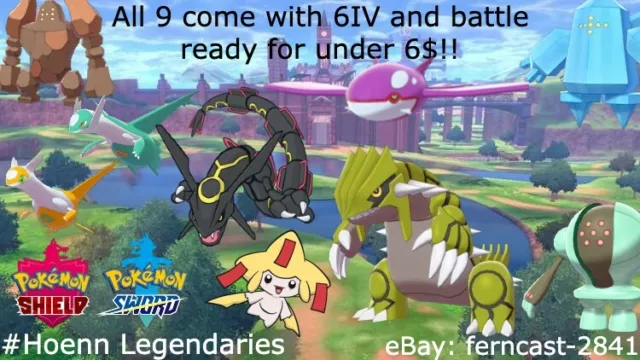 6IV ALL SHINY (+ REGS) ULTRA BEASTS BATTLE READY EV'D Pokemon